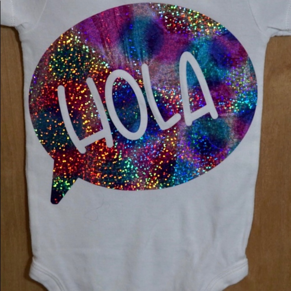 Handmade Baby onesies and toddler tops